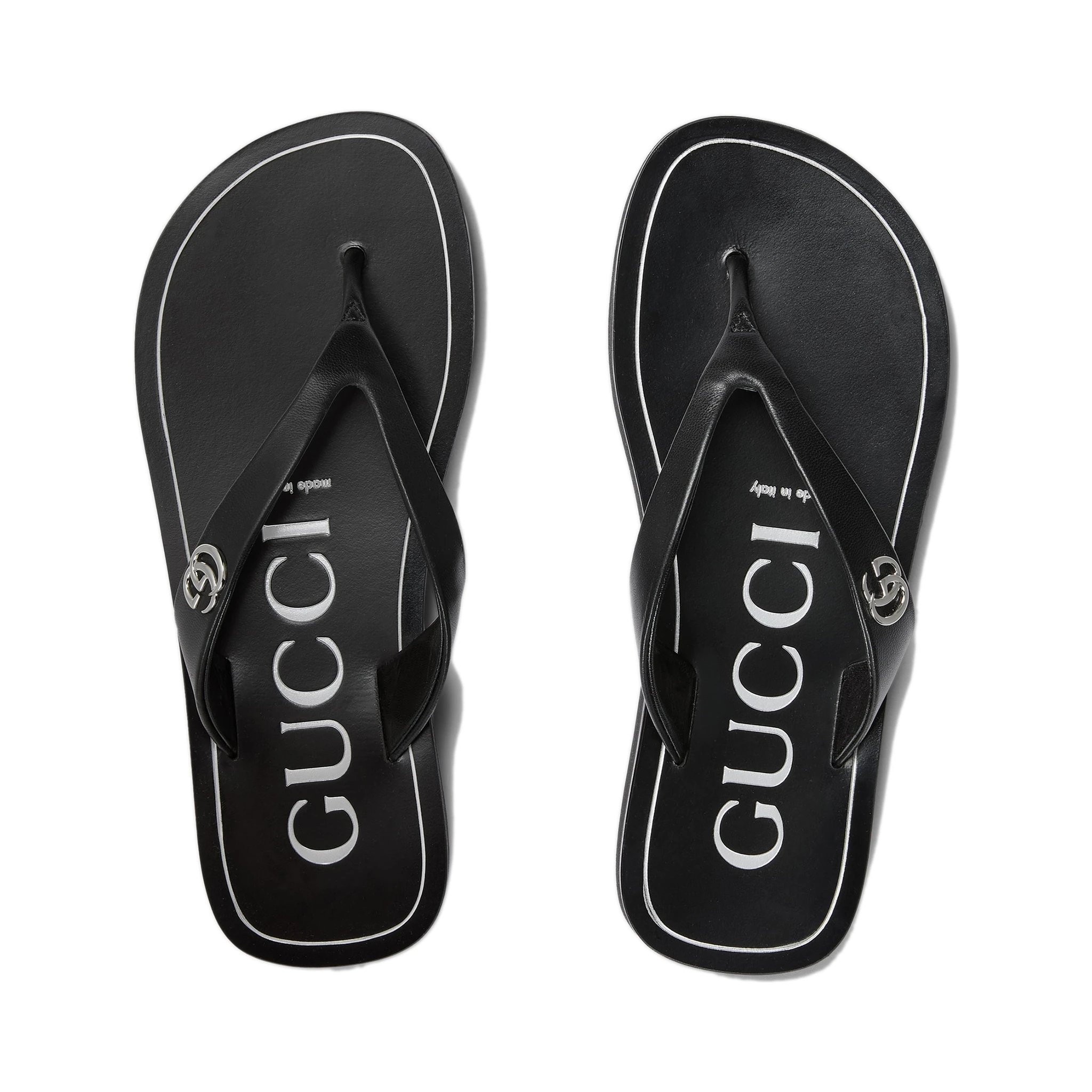 صندل غوتشي أسود