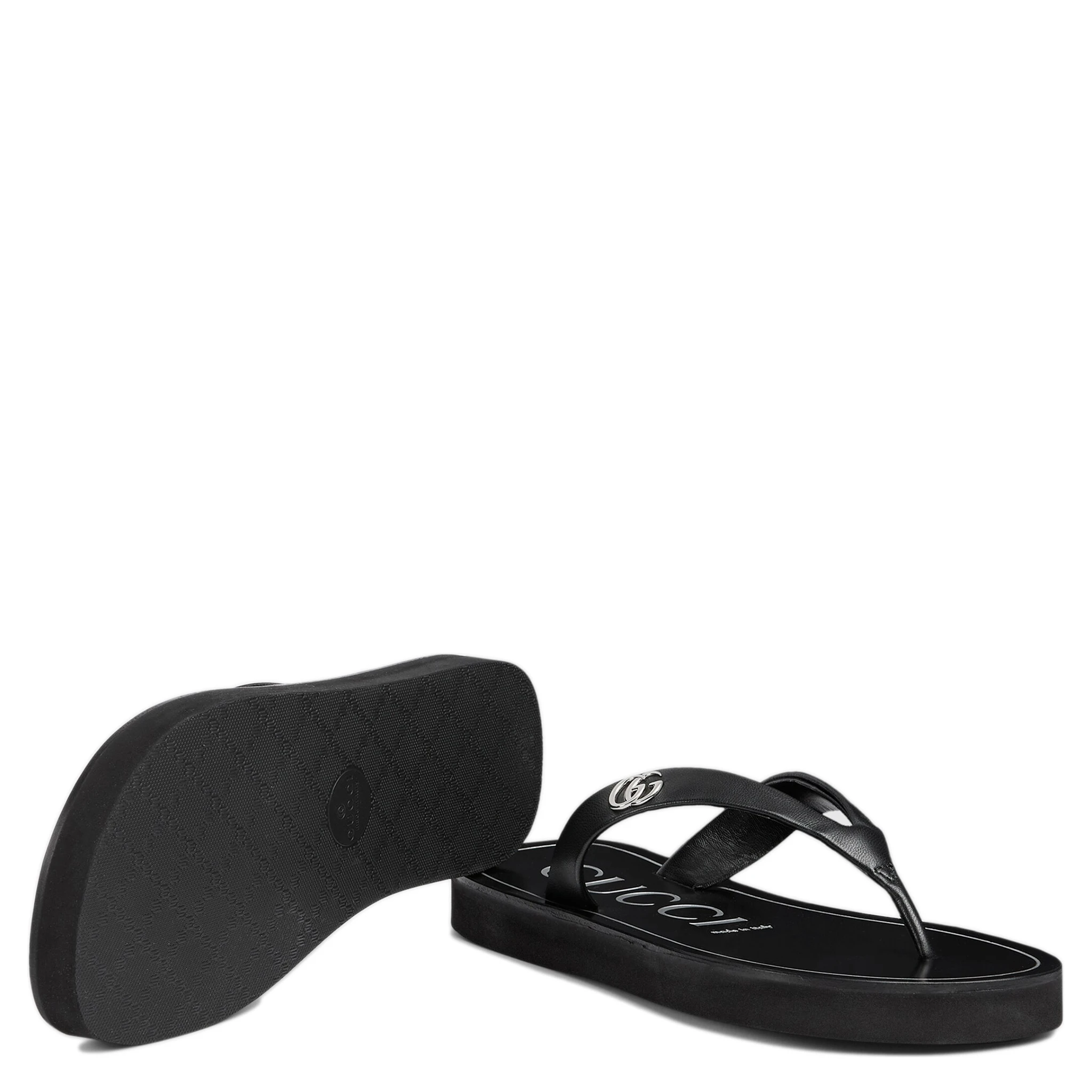 صندل غوتشي أسود