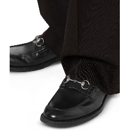 حذاء غوتشي مسطح أسود