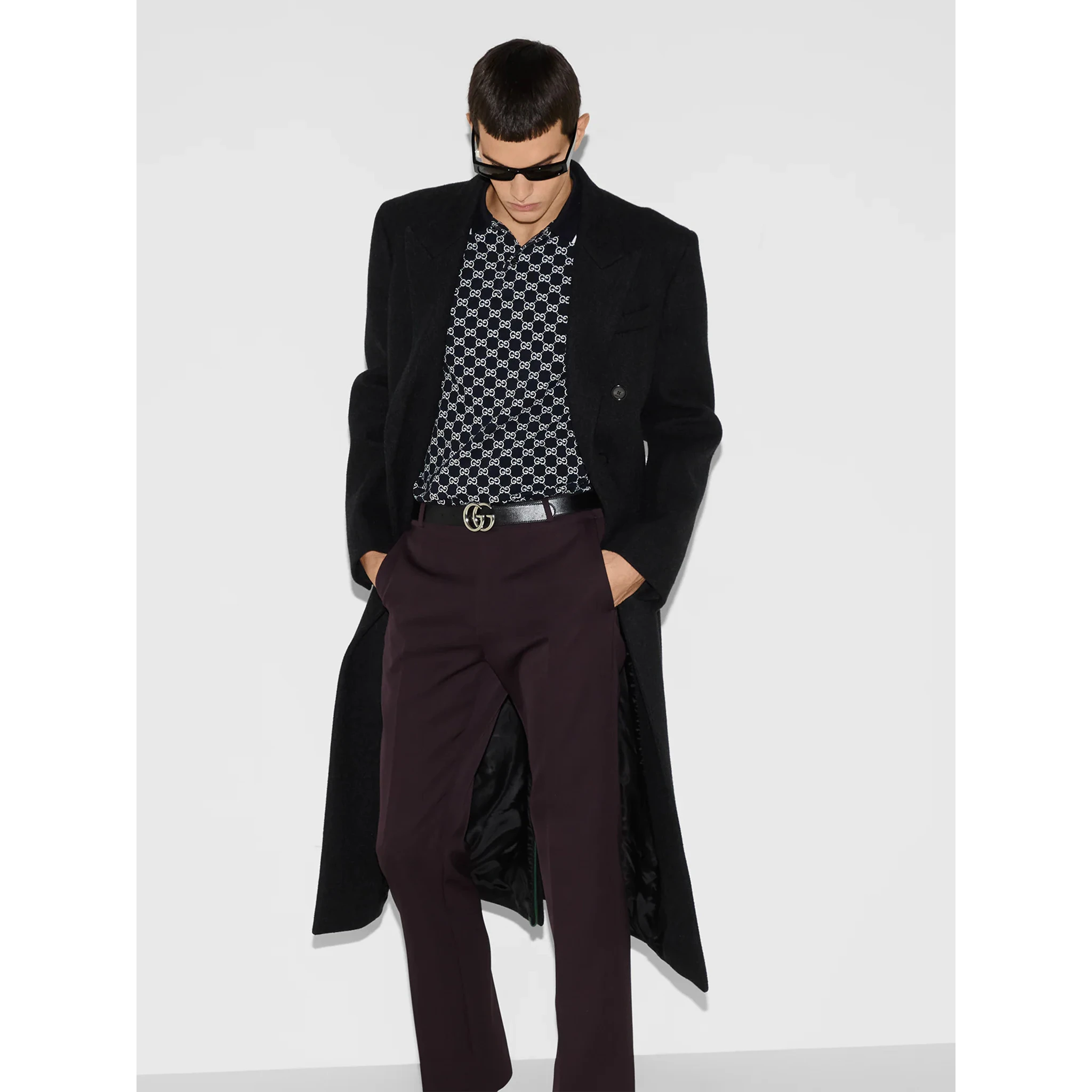 تيشيرتات وبولو من غوتشي باللون الأزرق