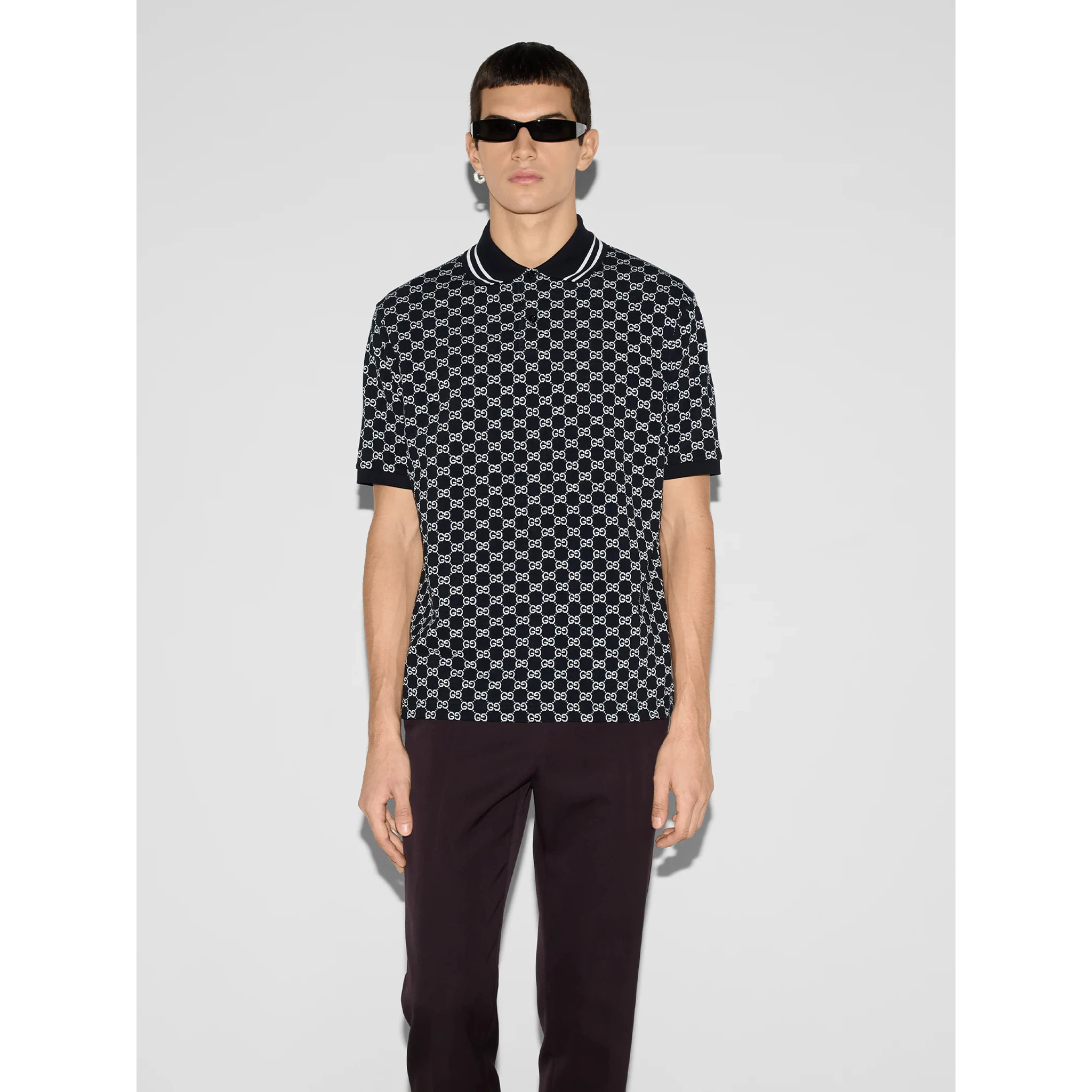 تيشيرتات وبولو من غوتشي باللون الأزرق