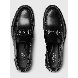 حذاء غوتشي مسطح أسود