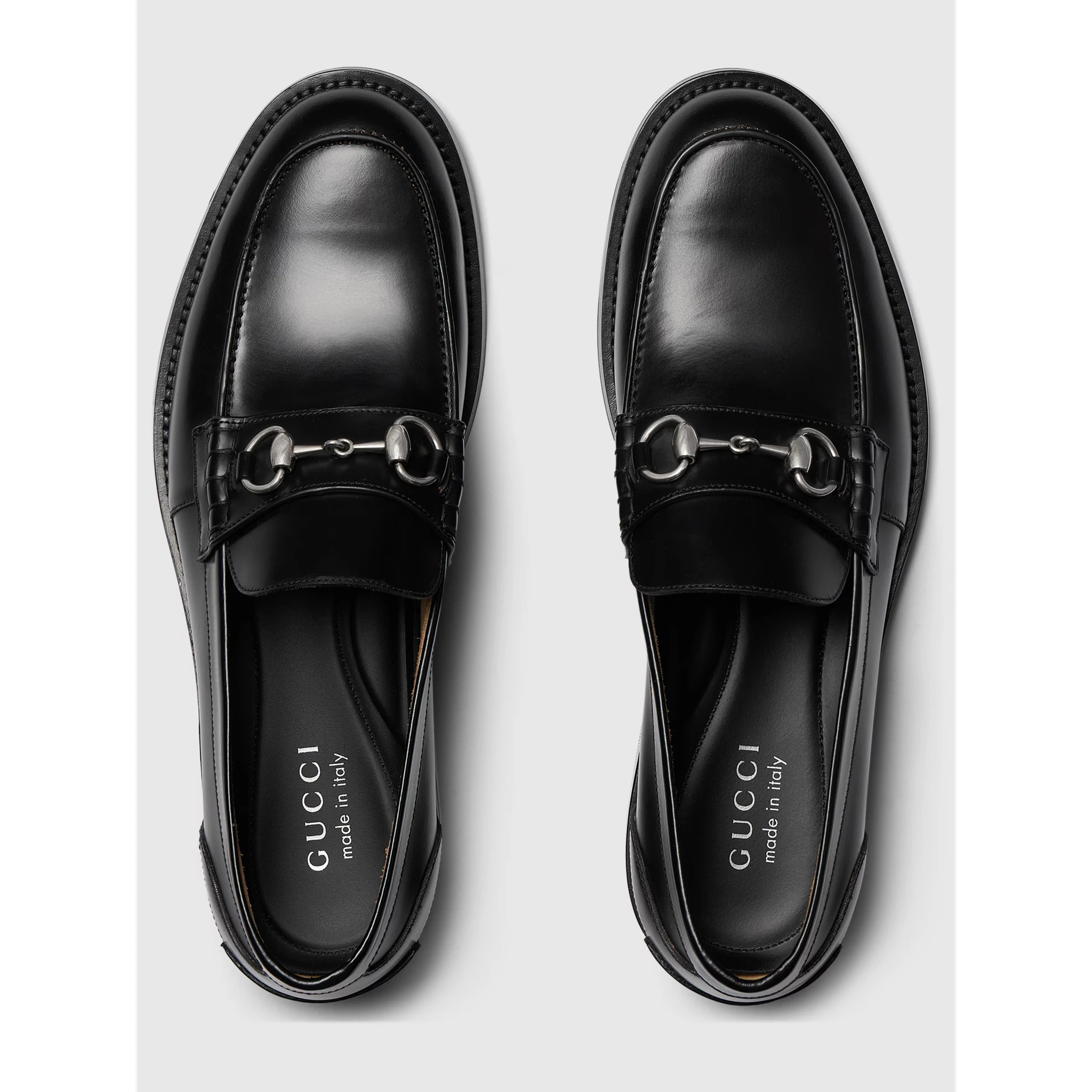 حذاء غوتشي مسطح أسود