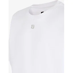 تيشيرتات وبولو من فندي باللون الأبيض