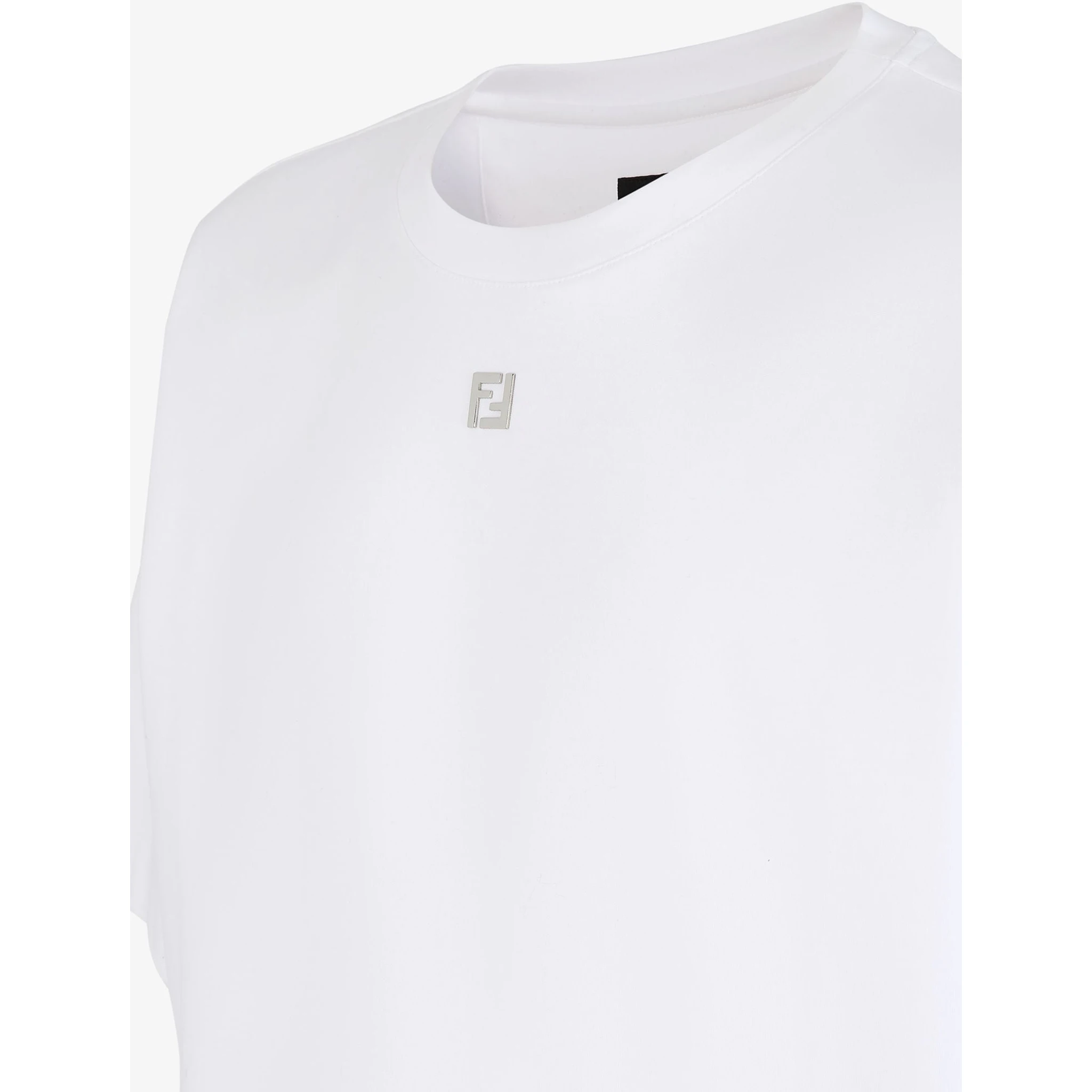 تيشيرتات وبولو من فندي باللون الأبيض