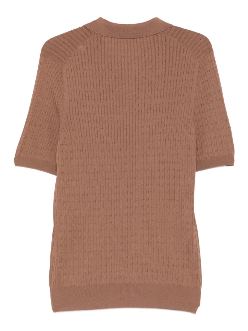 Tagliatore T-shirts and Polos Brown