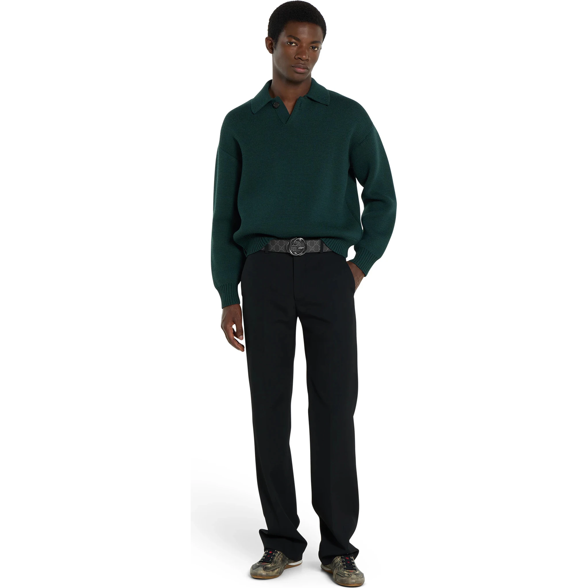 أحزمة غوتشي سوداء