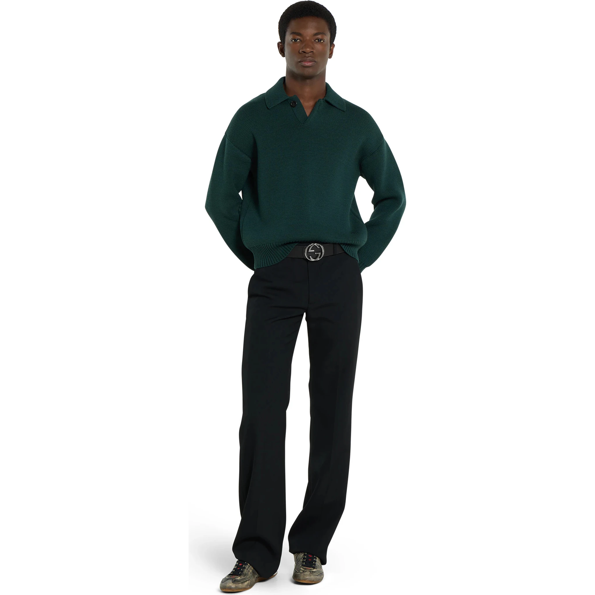 أحزمة غوتشي سوداء