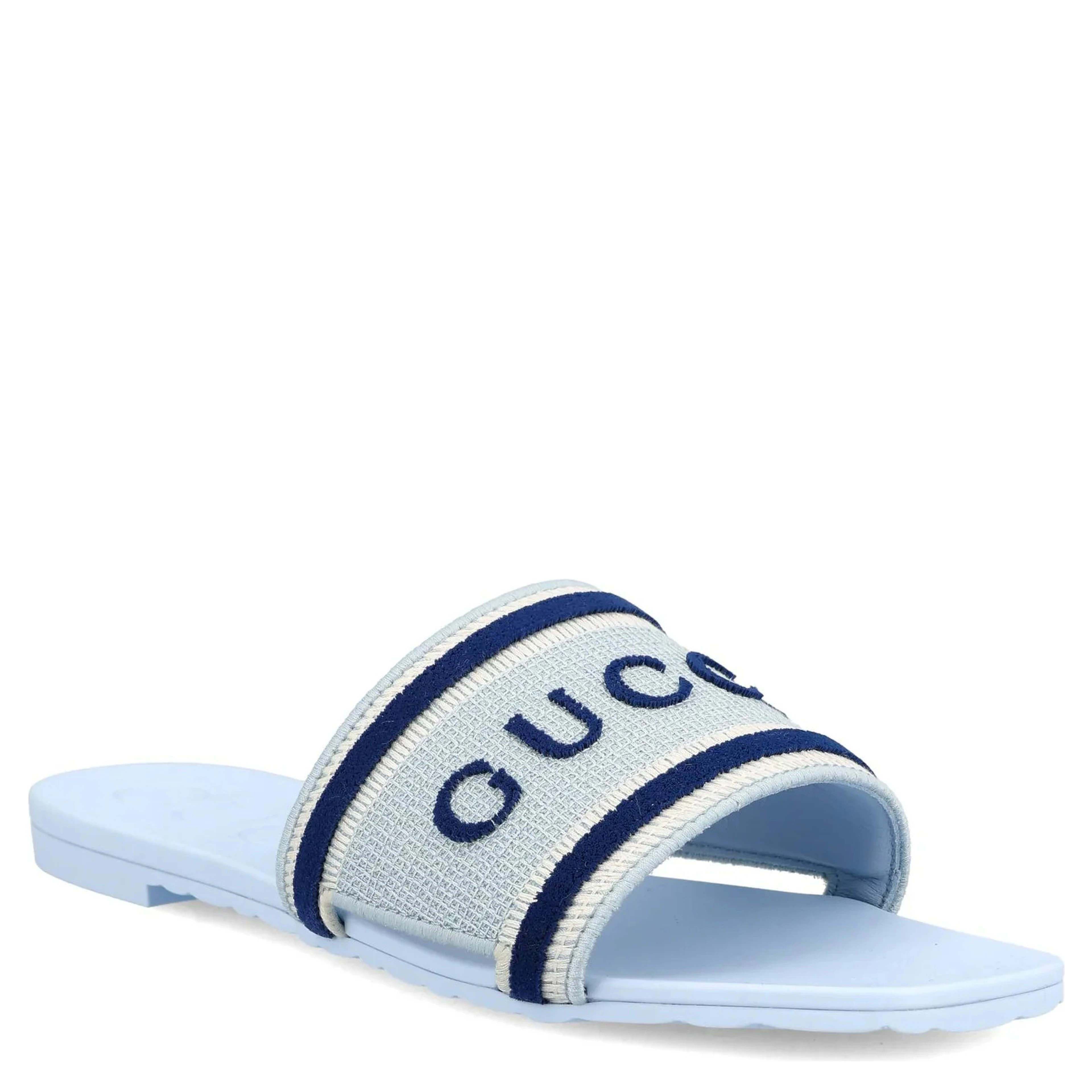 Gucci Sandals Clear Blue