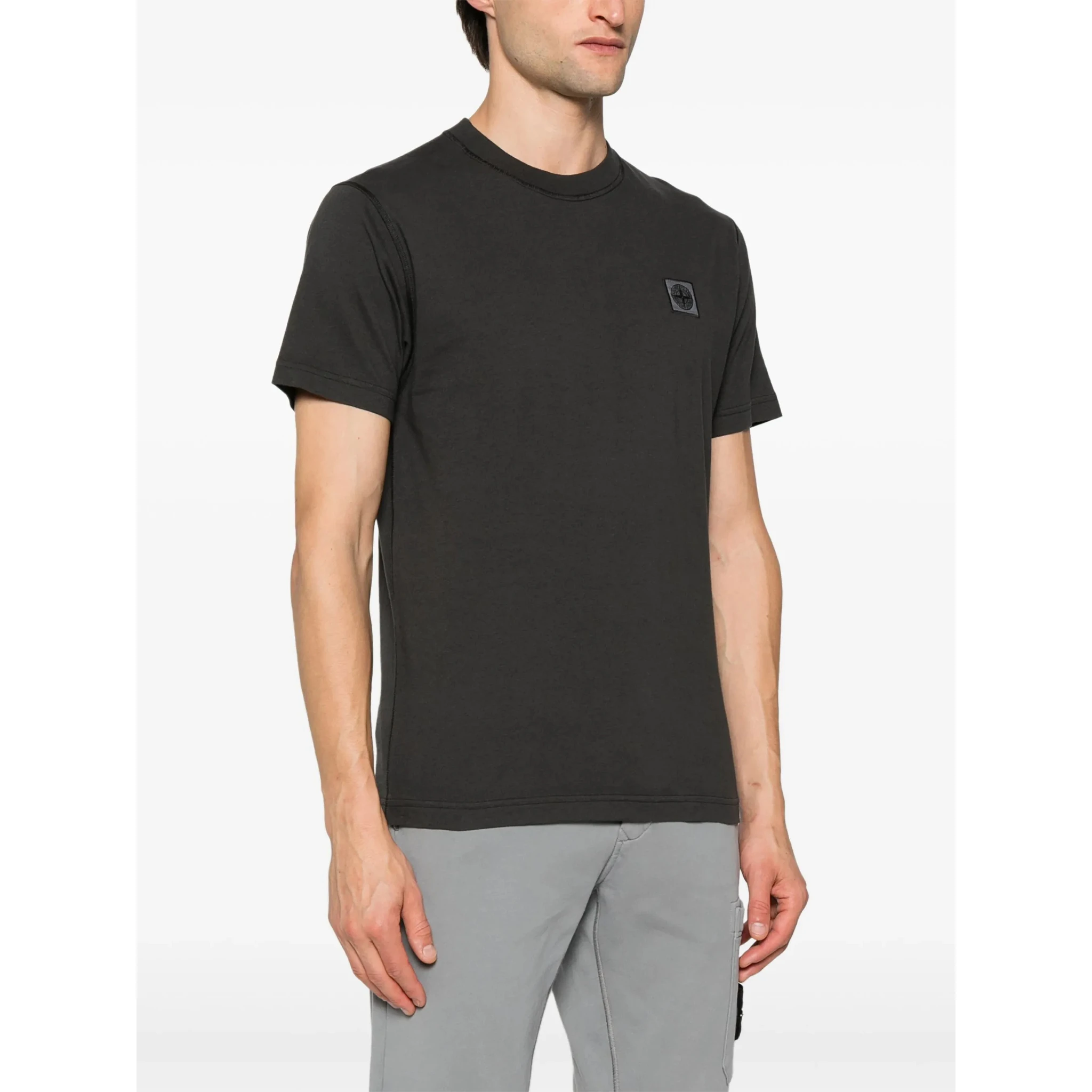 Stone Island T-shirts and Polos Grey
