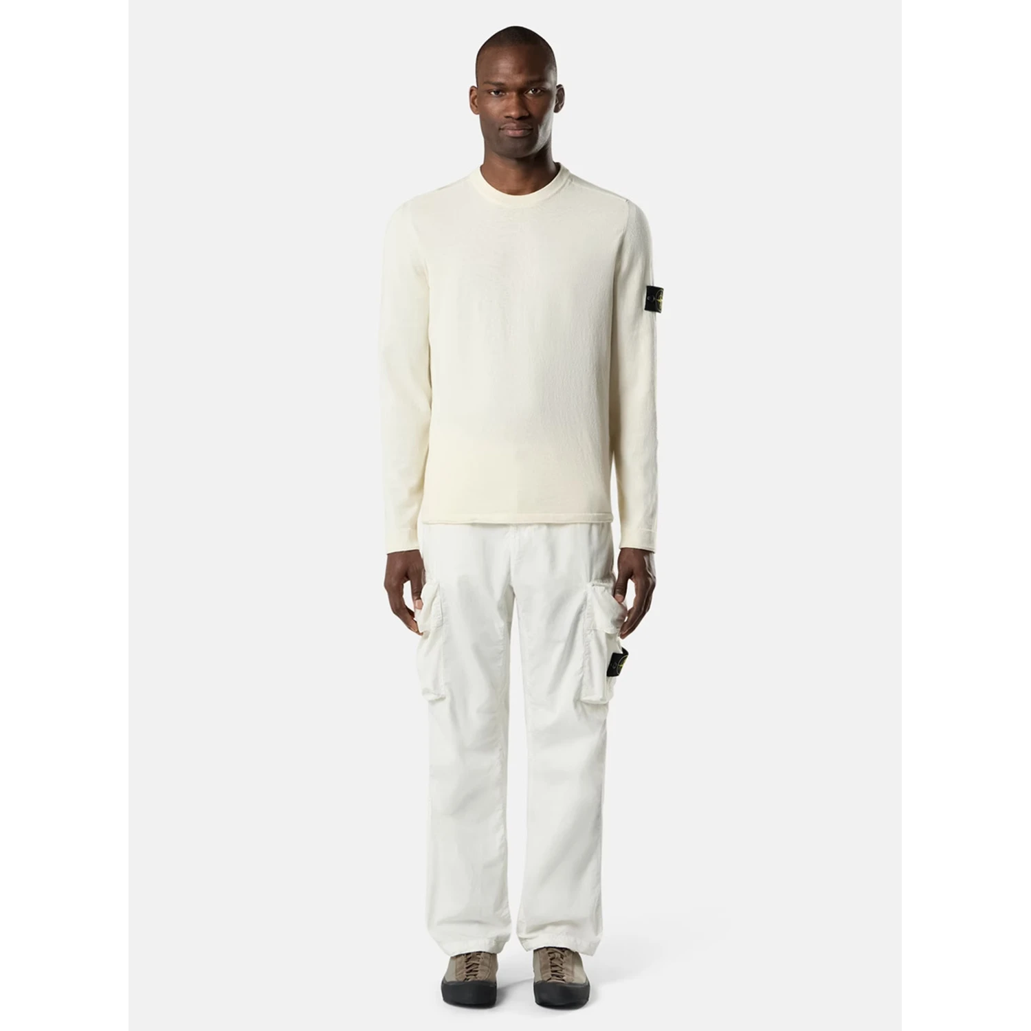Stone Island Sweaters White