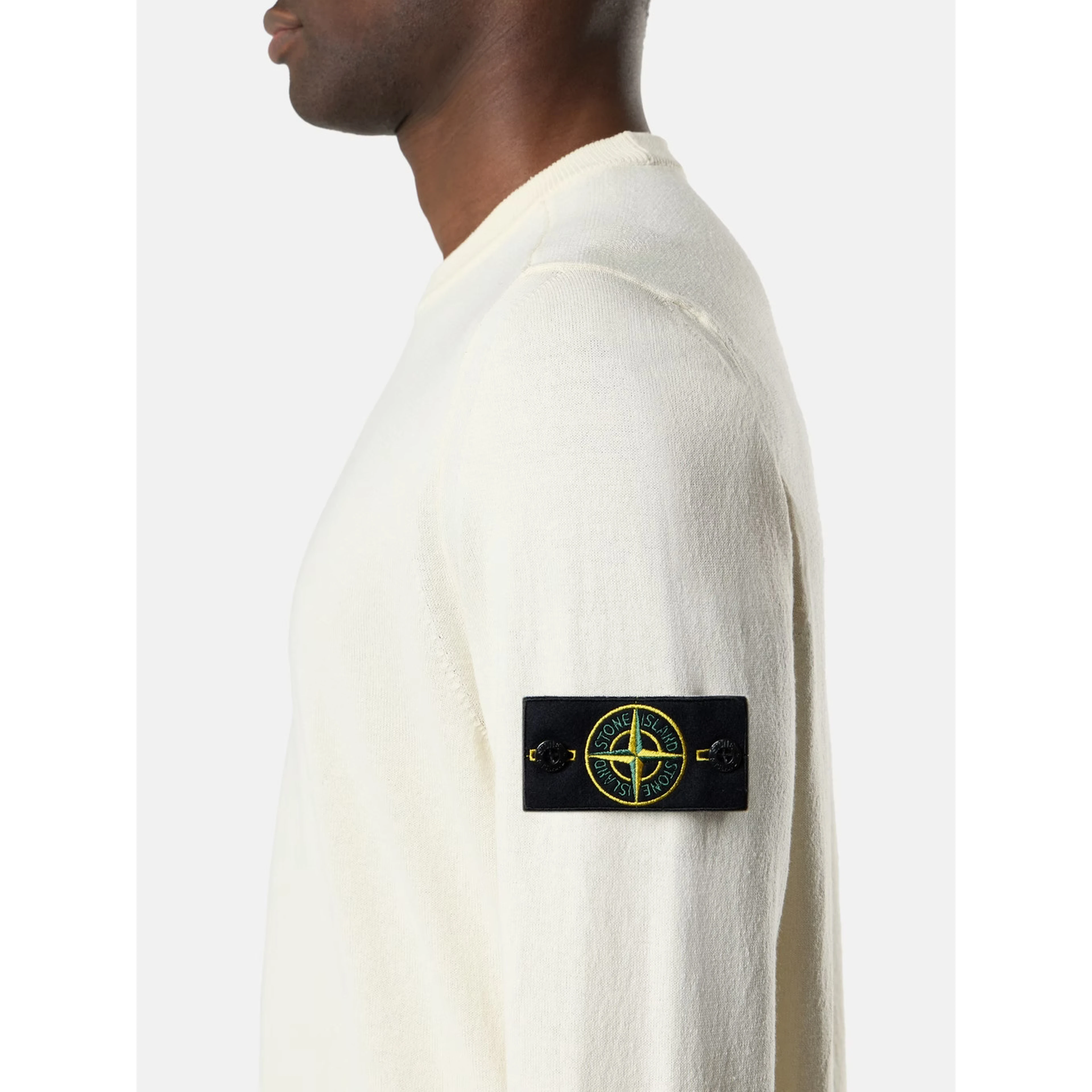 Stone Island Sweaters White