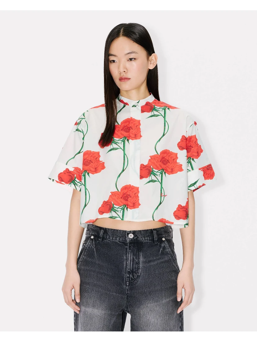 قمصان كنزو بيضاء