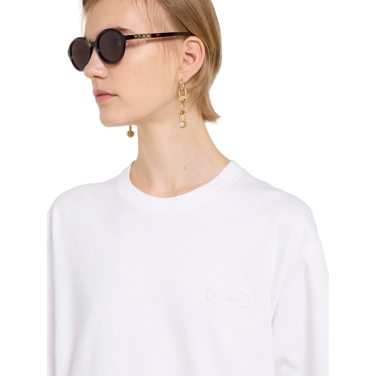 Gucci T-shirts and Polos White