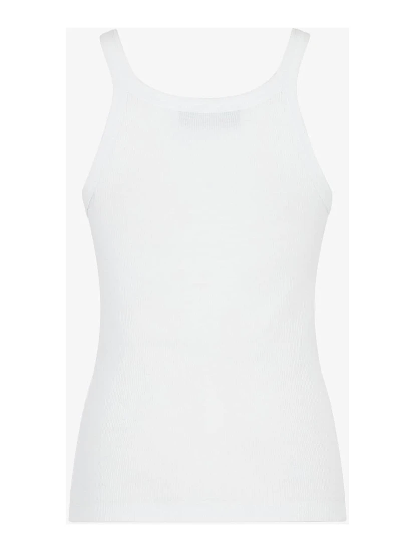 بلوزة فندي بيضاء