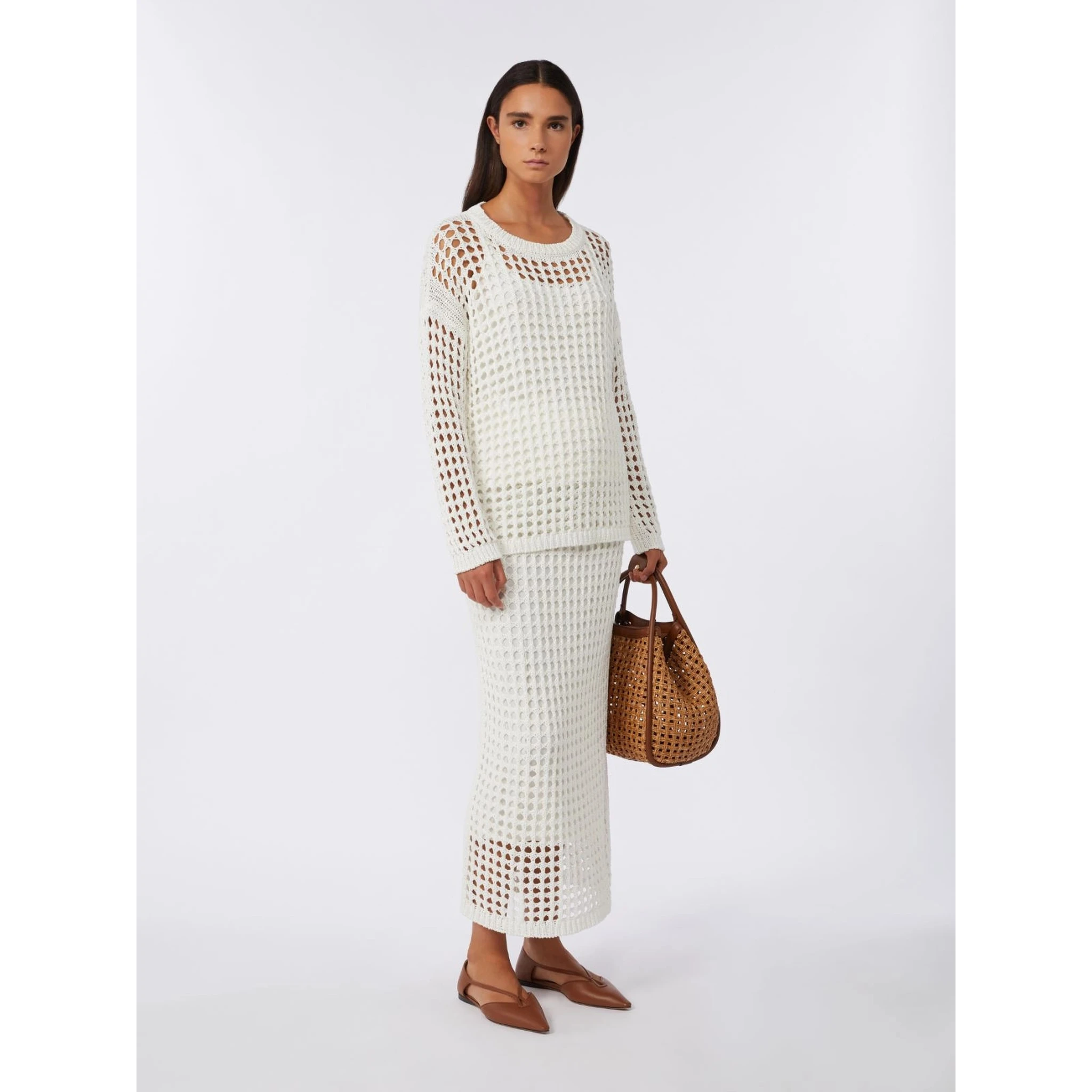 Max Mara Skirts White