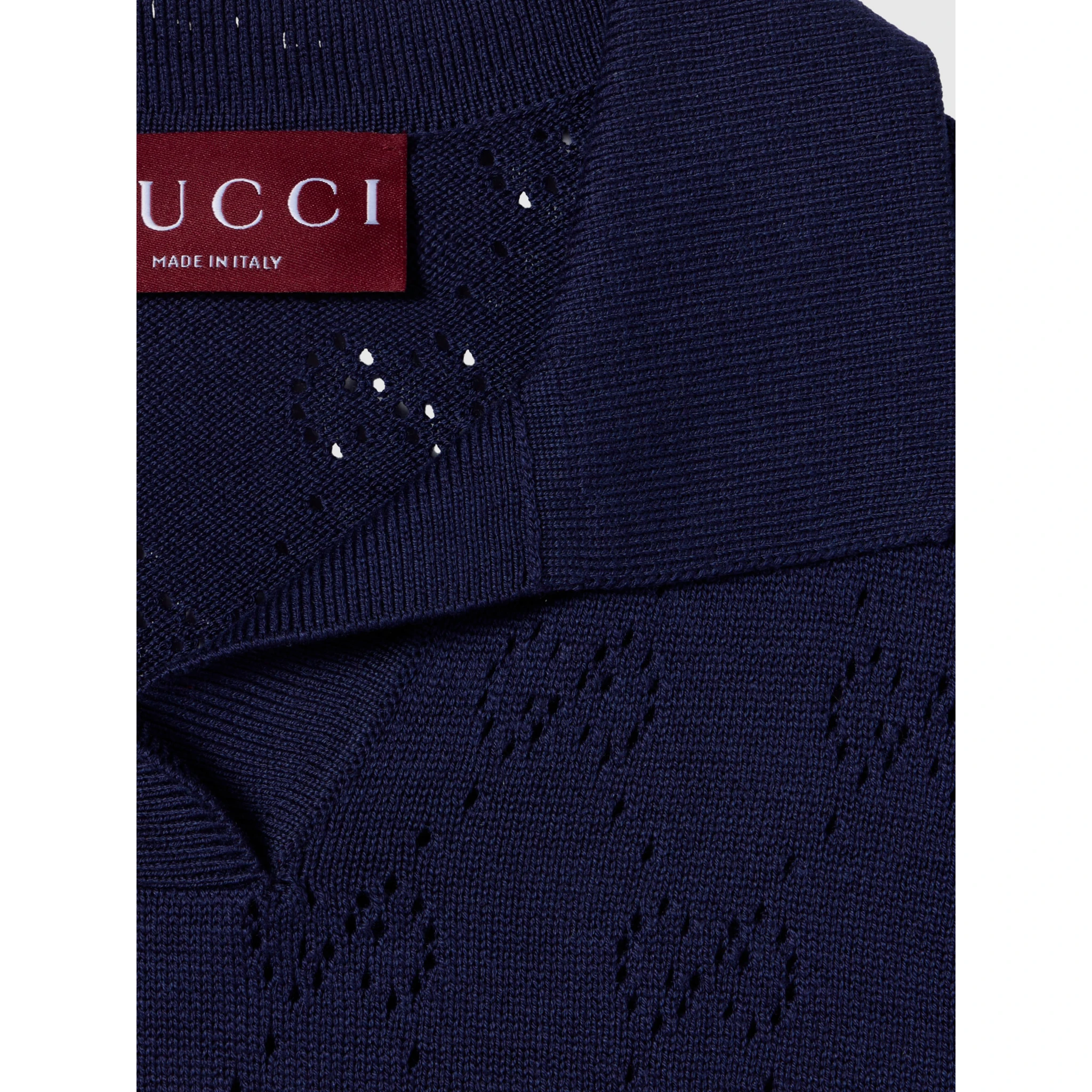 قمصان غوتشي زرقاء