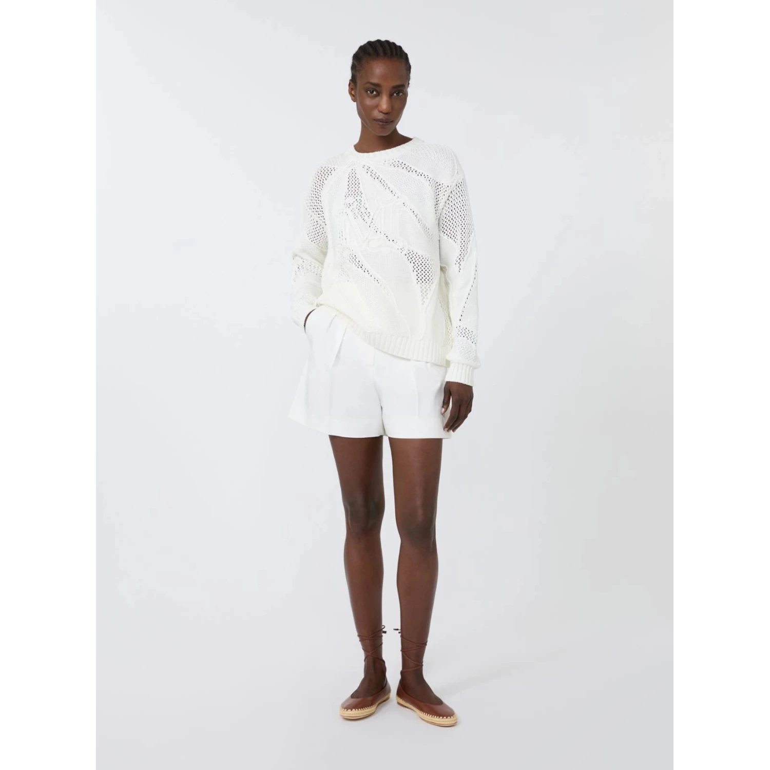 Max Mara Sweaters White