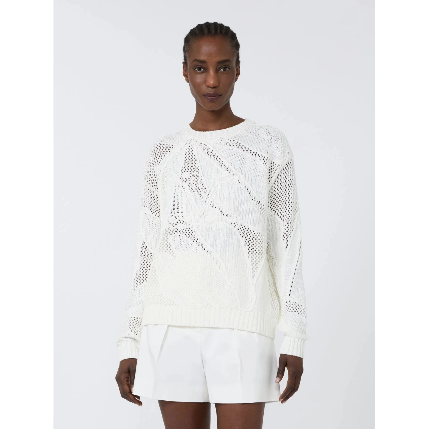 Max Mara Sweaters White