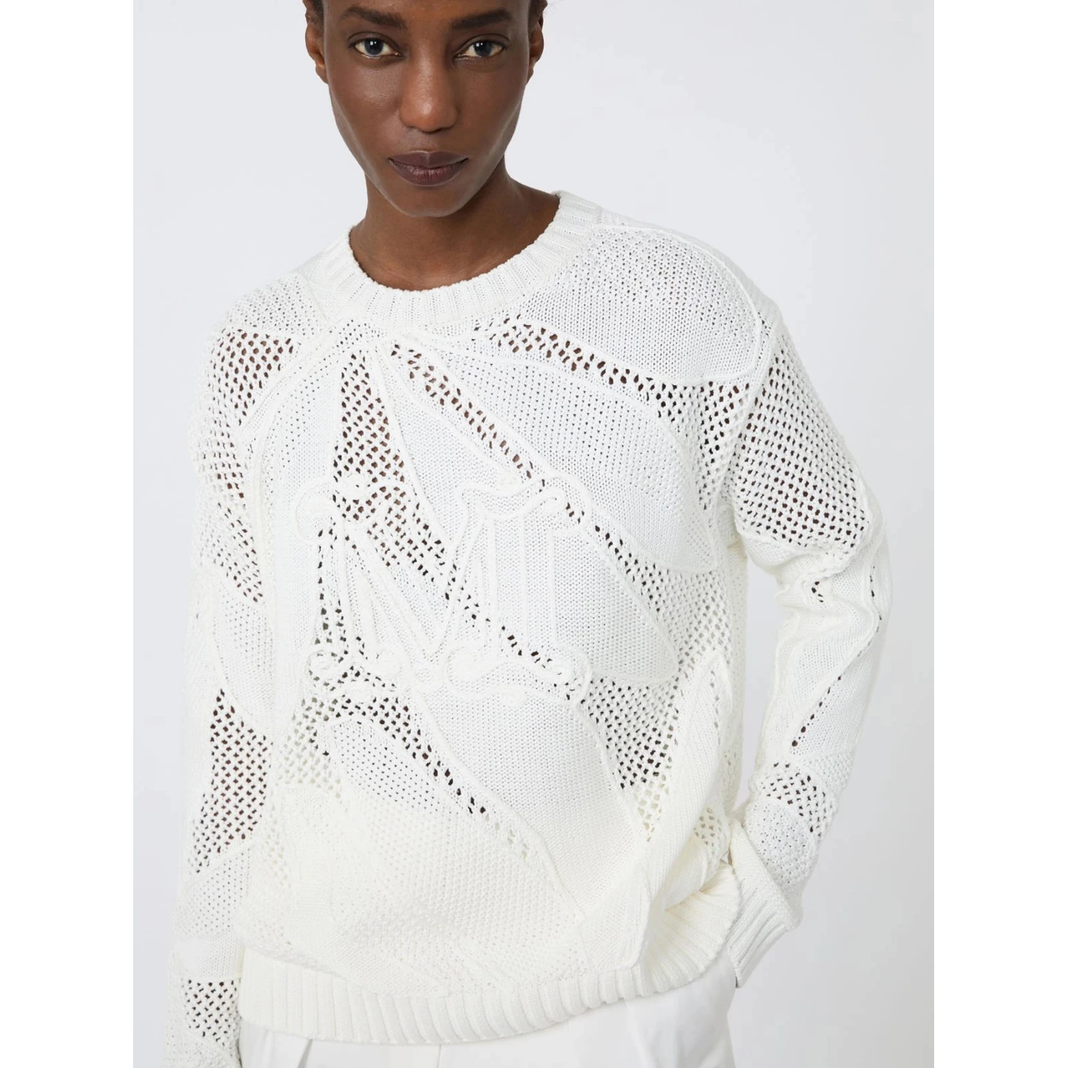 Max Mara Sweaters White