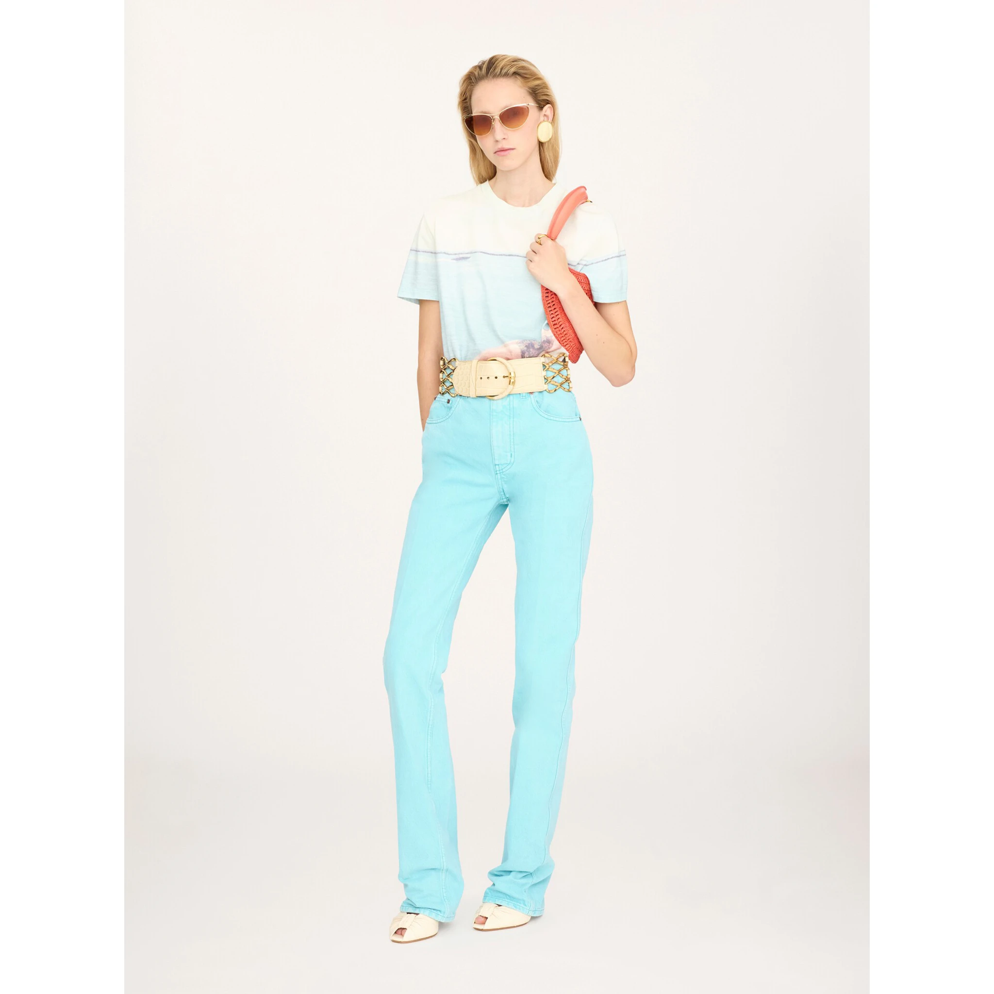 تيشيرتات وبولو من كلوي، لون أزرق شفاف