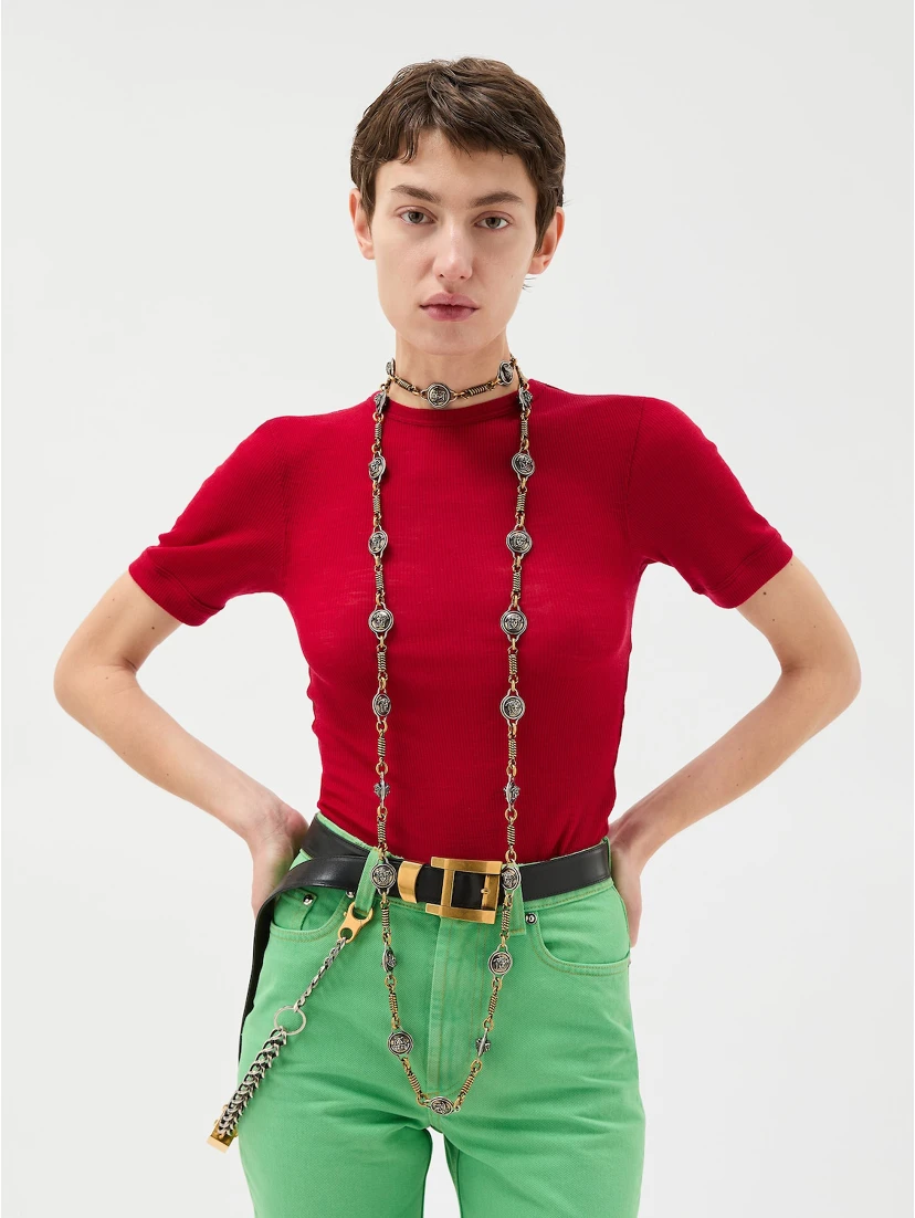 Versace T-shirts and Polos Red