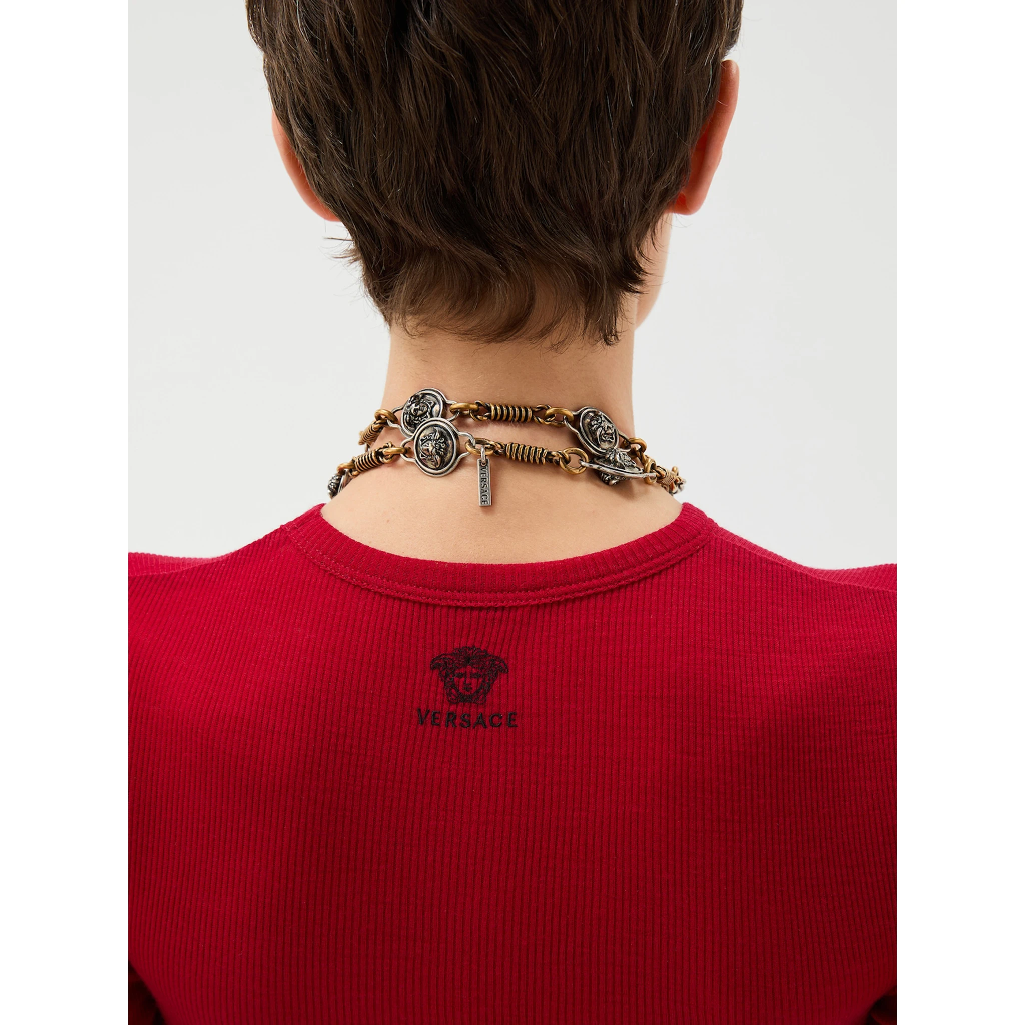 Versace T-shirts and Polos Red