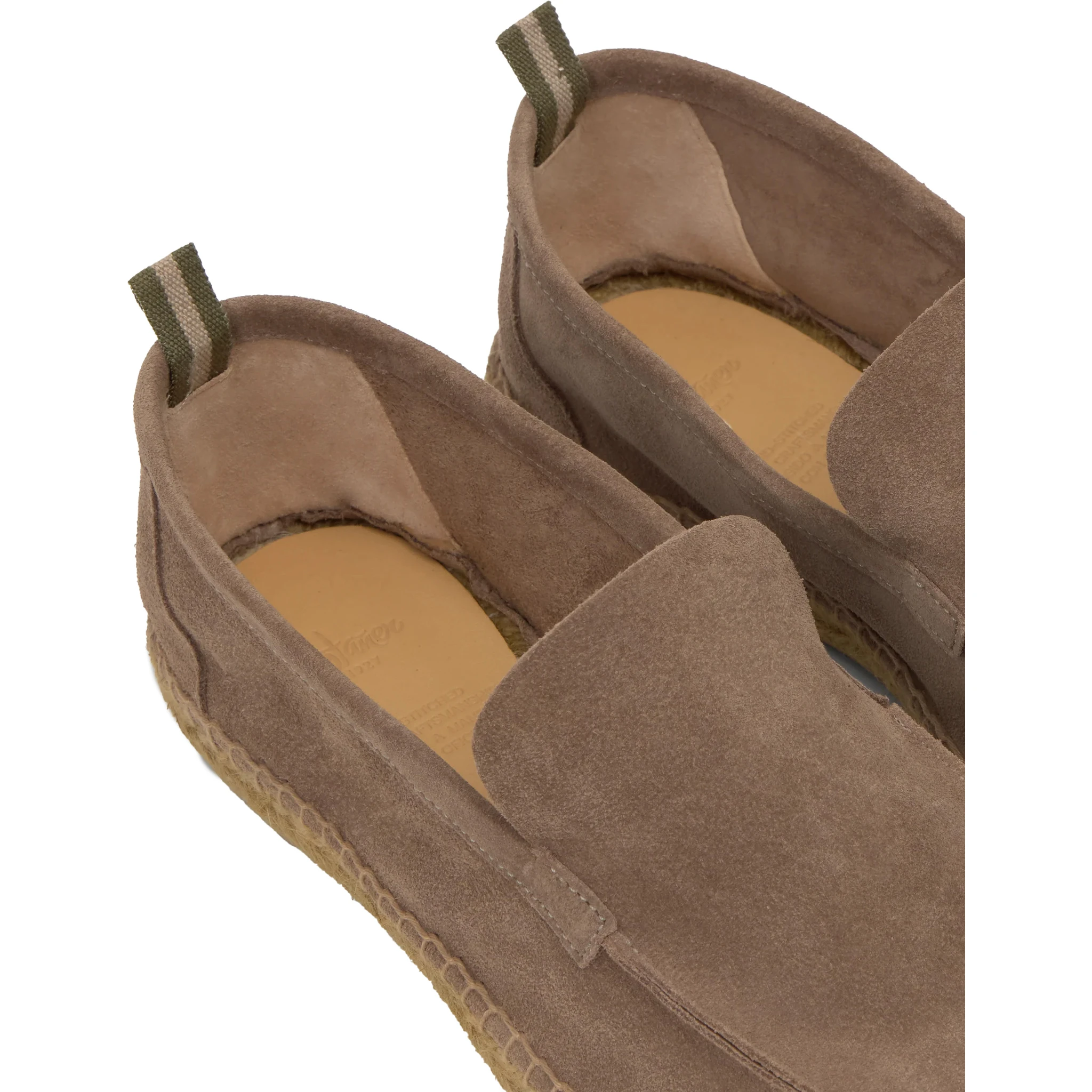 حذاء مسطح من كاستانير، رمادي