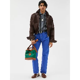 جينز فيرساتشي أزرق