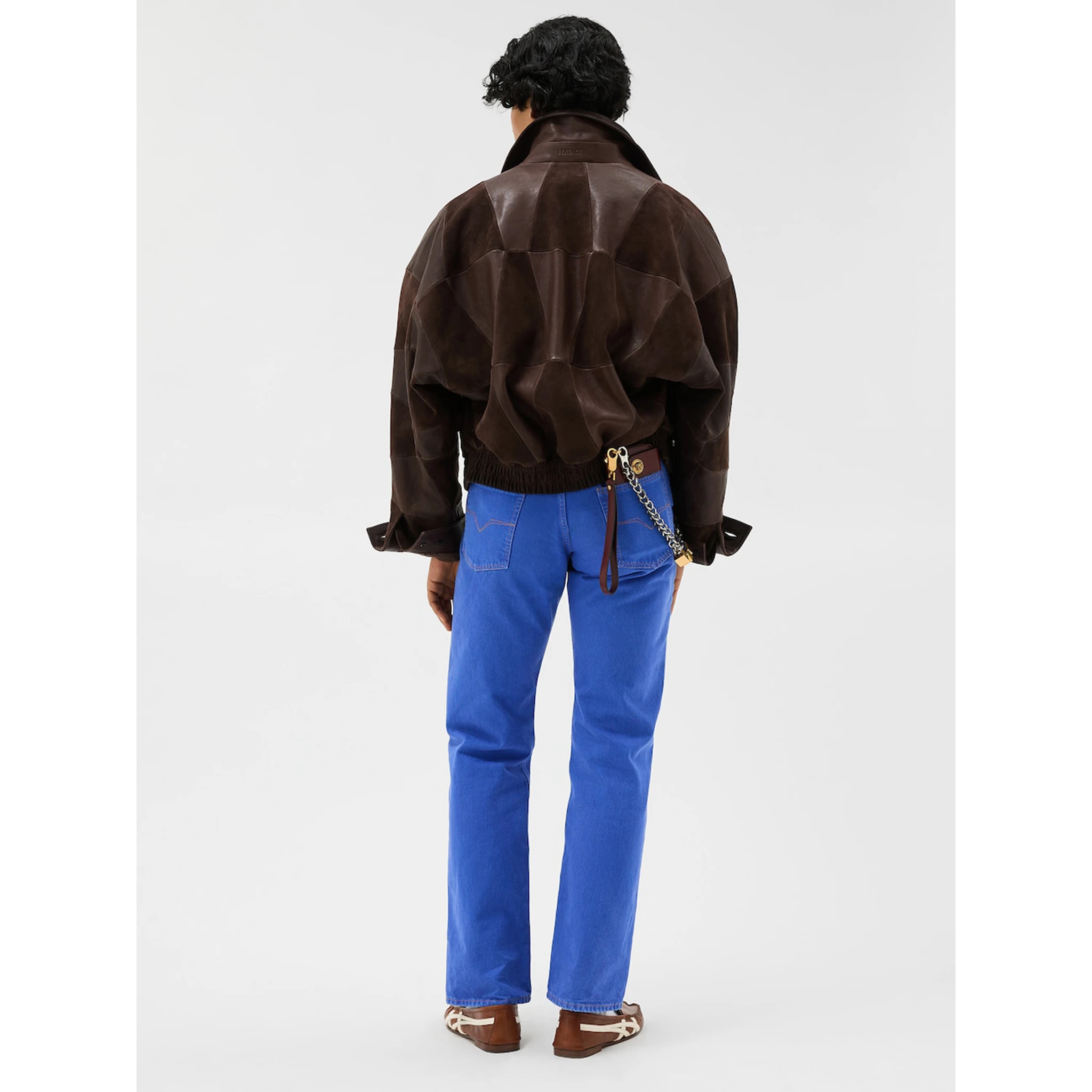 جينز فيرساتشي أزرق