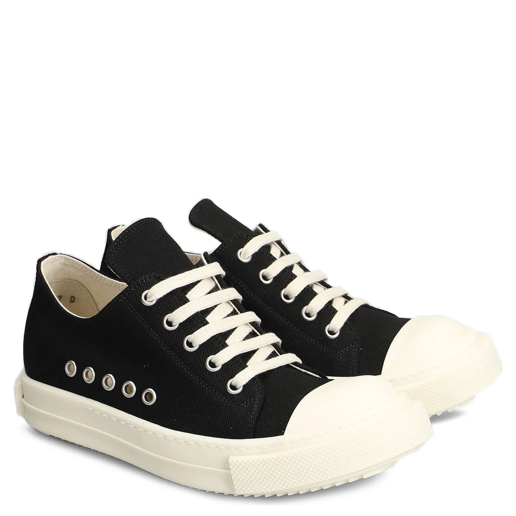 حذاء رياضي أسود من ريك أوينز DRKSHDW