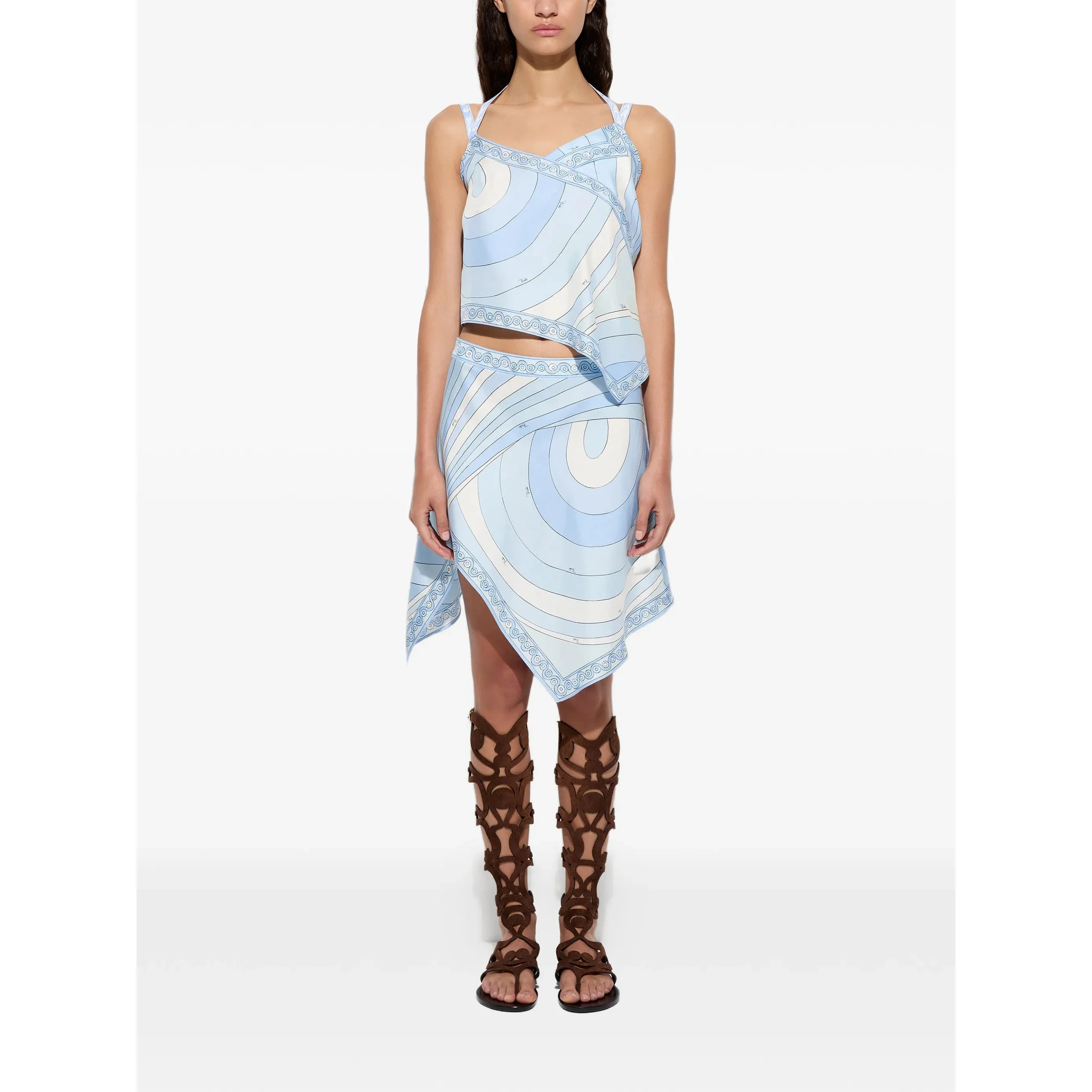 Emilio Pucci Shirts Clear Blue