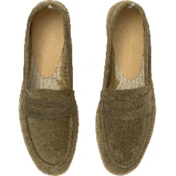 حذاء مسطح من كاستانير، أخضر