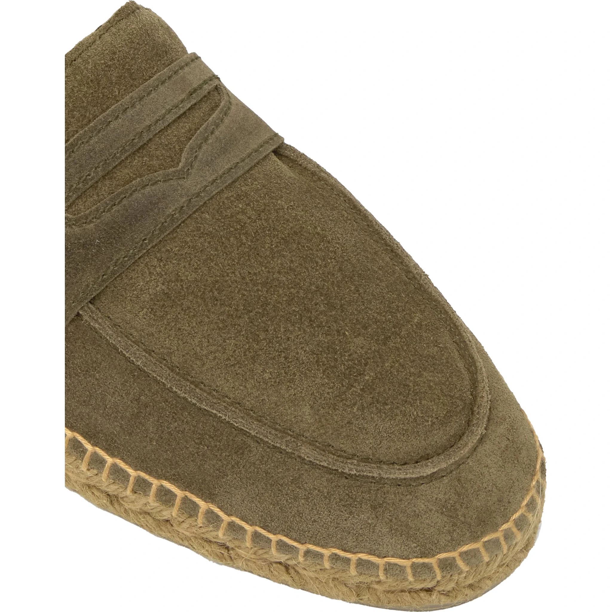 حذاء مسطح من كاستانير، أخضر