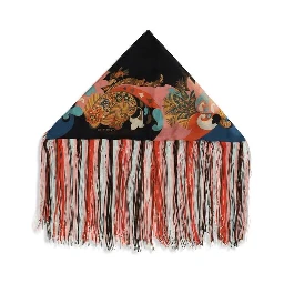 Multicolor Silk Scarf