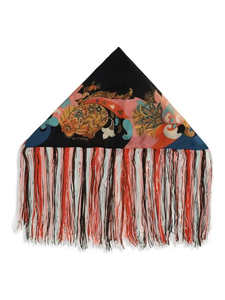 Multicolor Silk Scarf