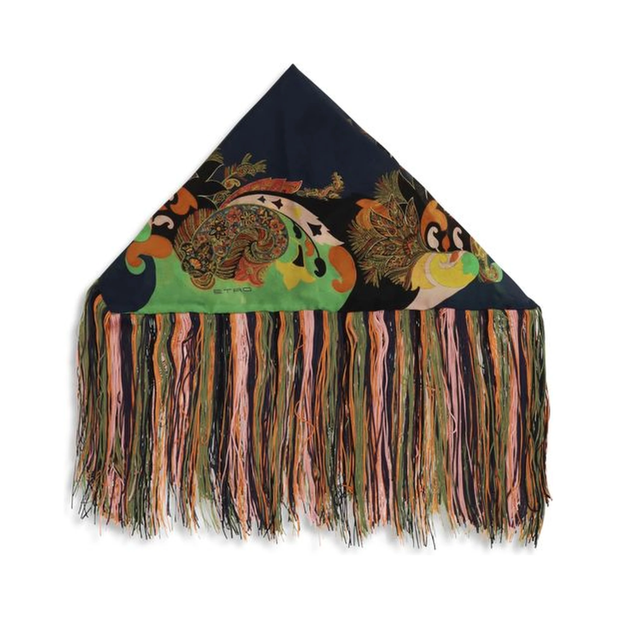 Multicolor Silk Scarf