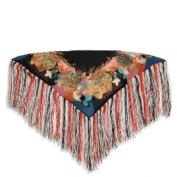 Multicolor Silk Scarf