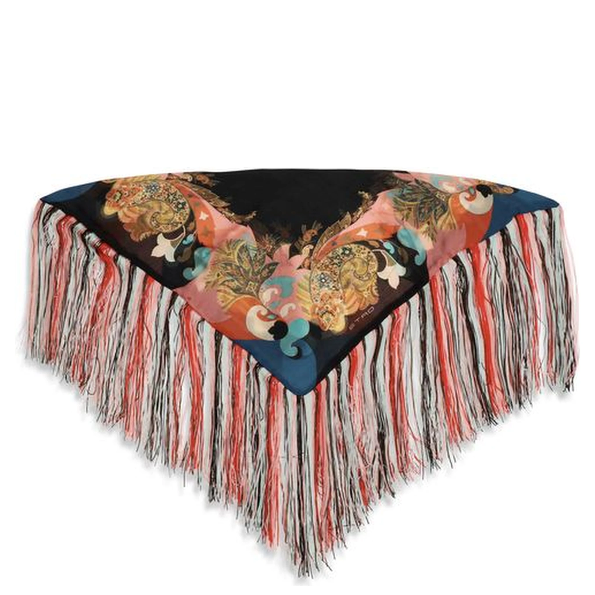 Multicolor Silk Scarf