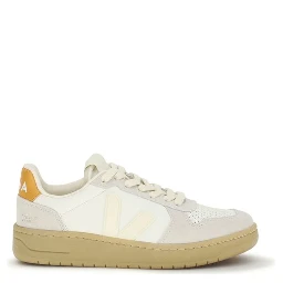 White Calf Leather Bos Taurus Low Top Sneakers