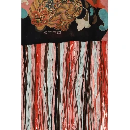 Multicolor Silk Scarf