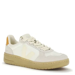 White Calf Leather Bos Taurus Low Top Sneakers