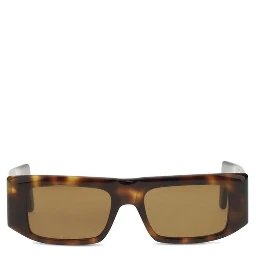 نظارات شمسية بنية اللون من الأسيتات