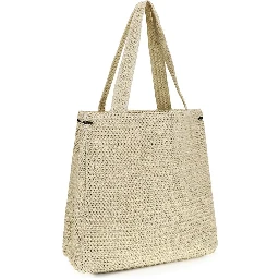 Beige Paper Handbag