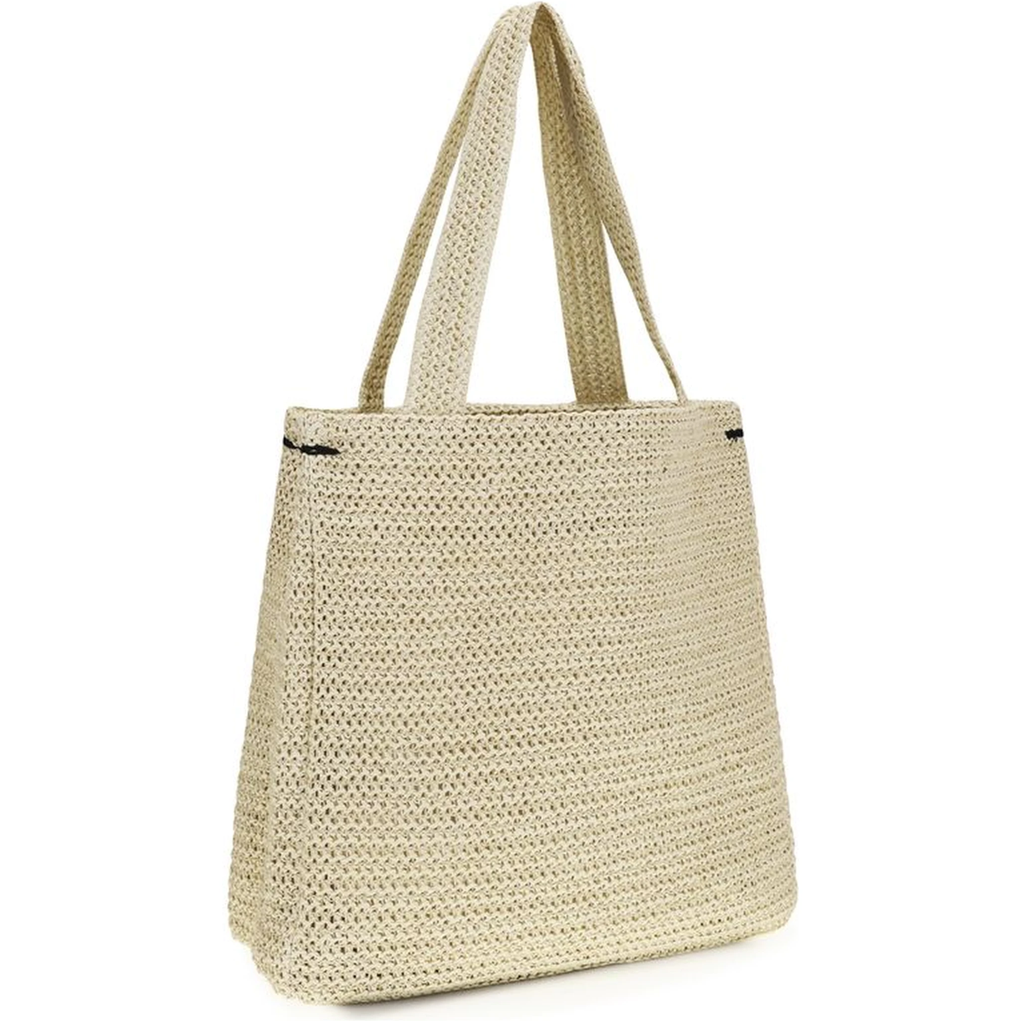 Beige Paper Handbag