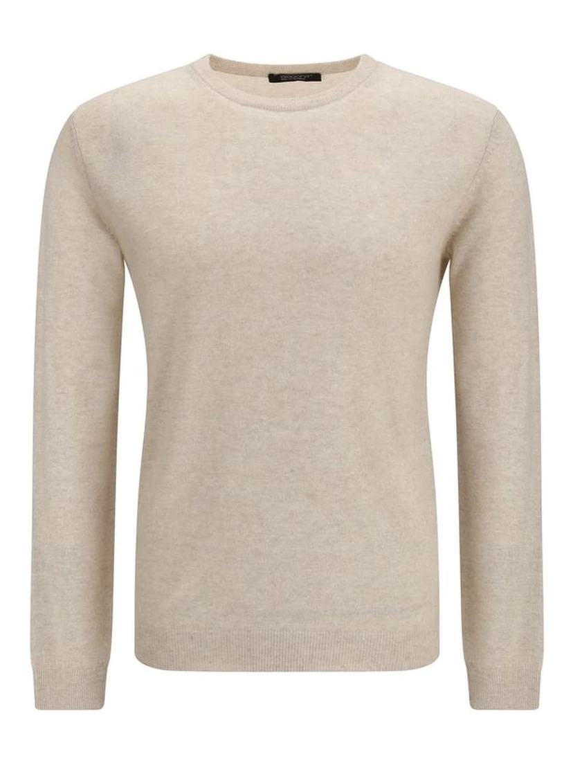 Beige Cashmere Sweater