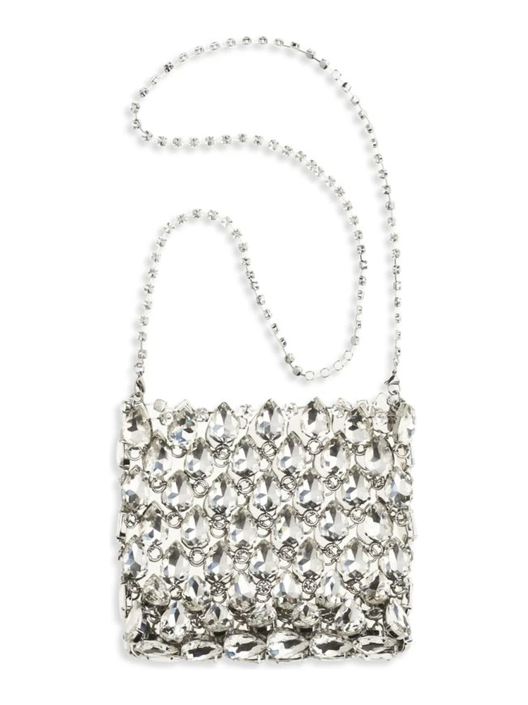 Silver Polyester Shoulder Bag alternative