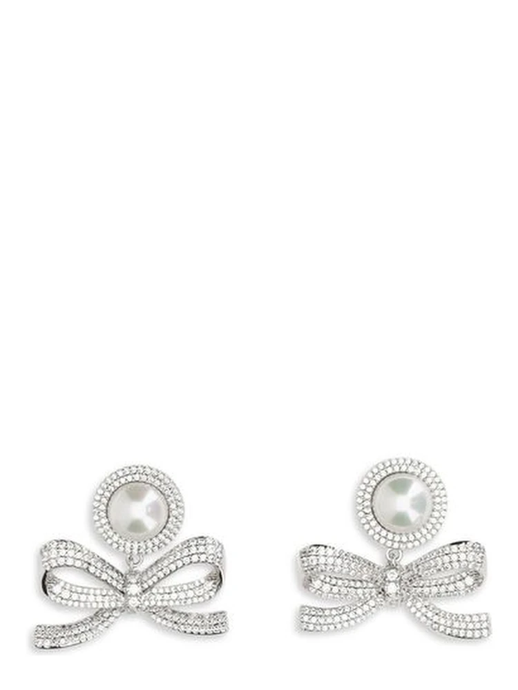 Silver Brass Earrings