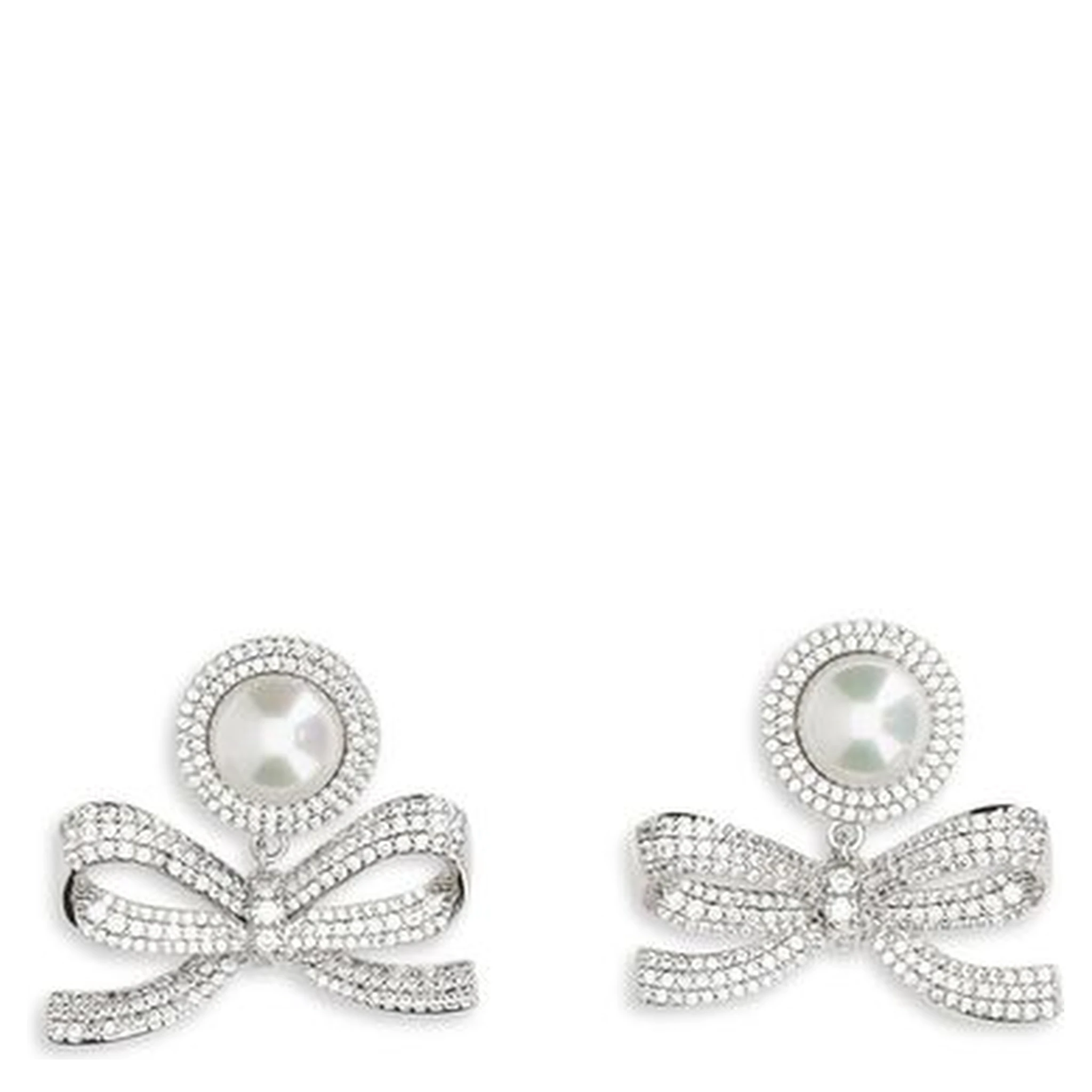 Silver Brass Earrings