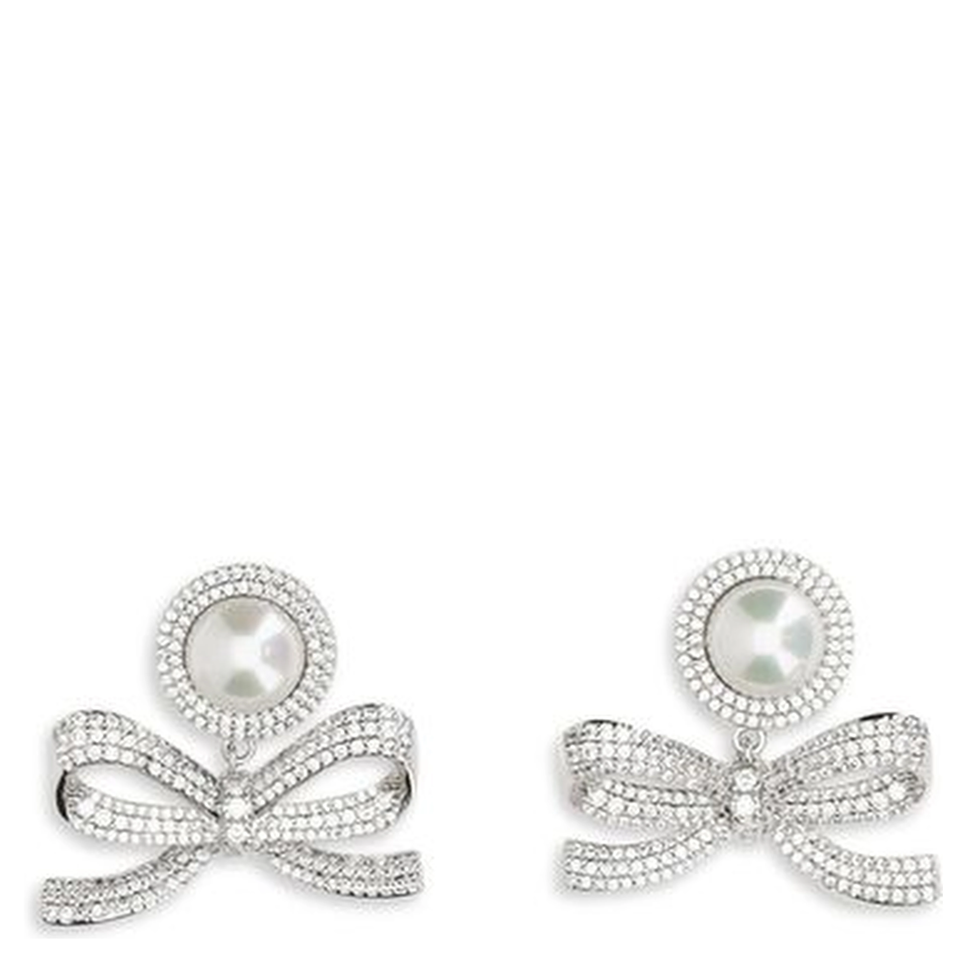 Silver Brass Earrings